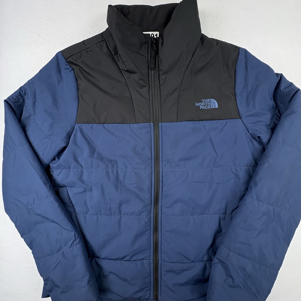 The North Face Everyday Insulated Jacket Womens M Shady Blue Black Heatseeker